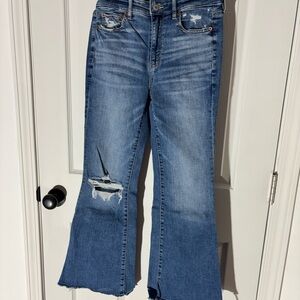 American Eagle Outfitters Light Blue Flare Jeans